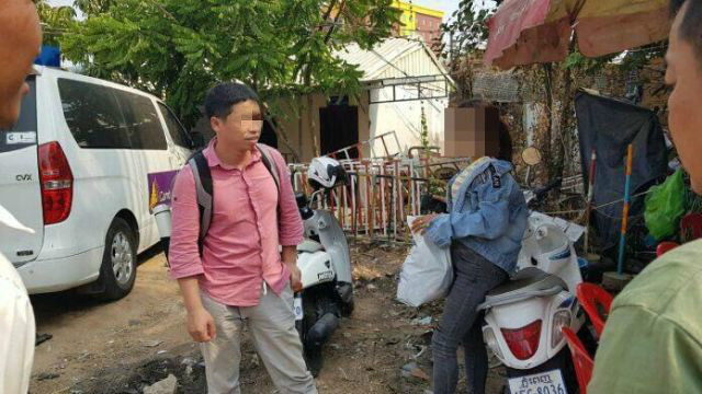 中国男子强迫柬女子跟其回国遭拒 大闹机场后进警局