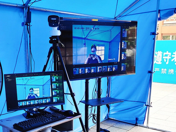 记者探访:北京高考考点防疫物资已就位 备用考场最多坐9人