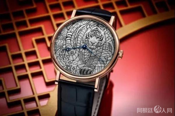 瑞士名表品牌Breguet推出的虎年表。官网图 瑞士名表品牌Breguet推出的虎年表。官网图
