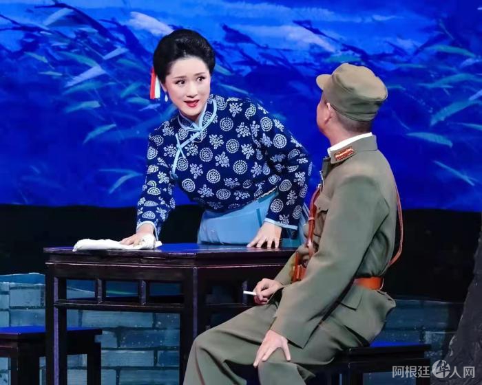 《芦荡火种》剧照。受访者提供