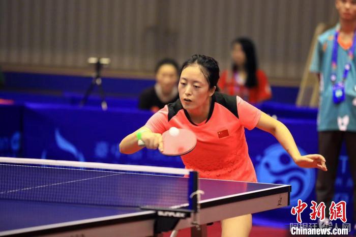 资料图：比赛中的王睿。王睿供图