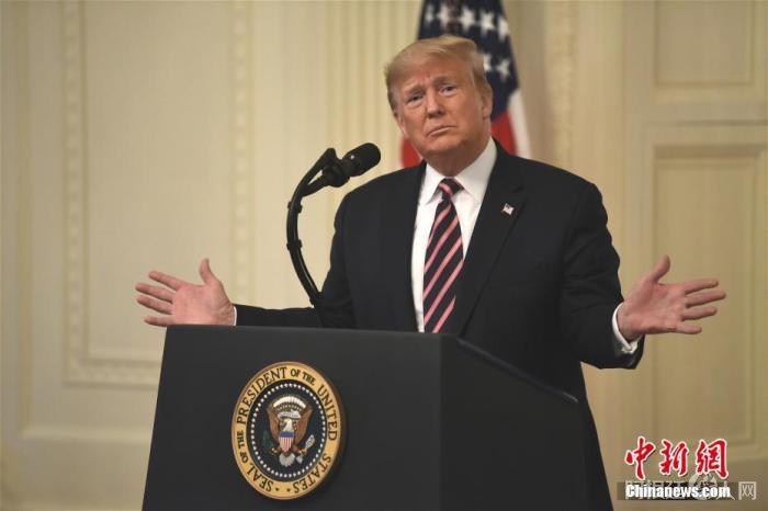 资料图：特朗普。中新社记者 陈孟统 摄