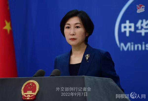 外交部发言人毛宁。薛伟 摄