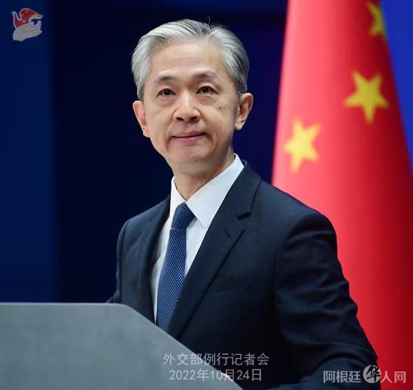 外交部发言人汪文斌。 薛伟 摄 外交部发言人汪文斌。 薛伟 摄