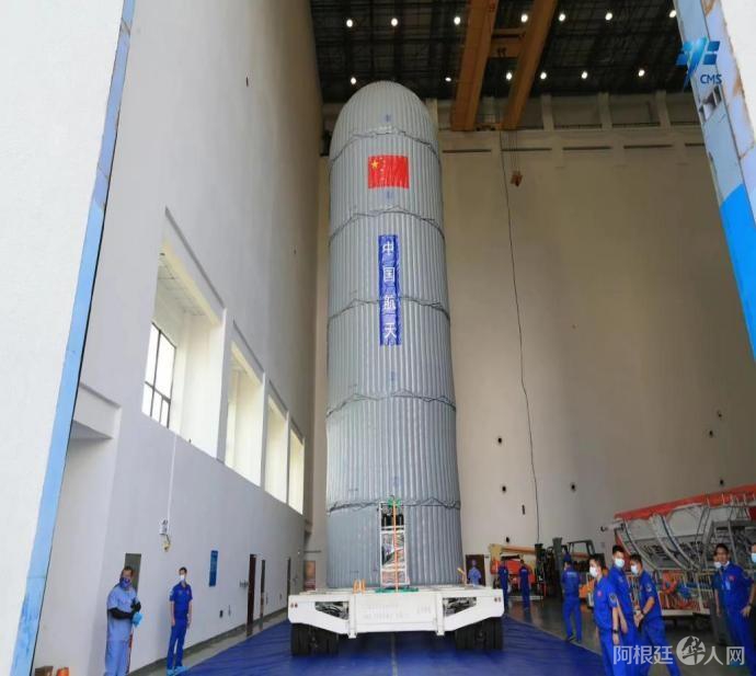 图为梦天实验舱 来源:中国载人航天工程办公室 图为梦天实验舱 来源:中国载人航天工程办公室