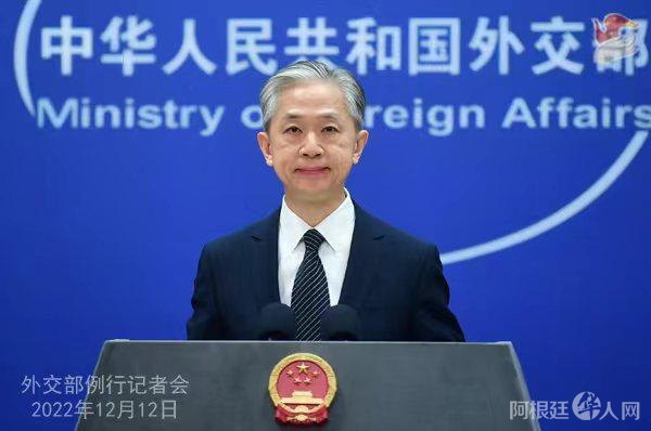 外交部发言人汪文斌。 薛伟 摄