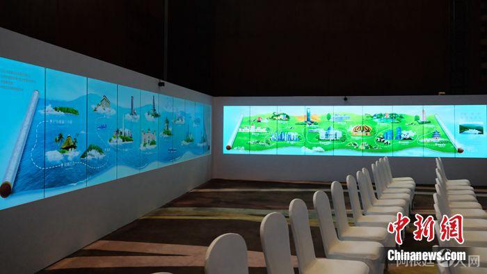 共建“一带一路”绿色成果展现场。 共建“一带一路”绿色成果展现场。