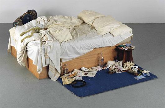 前卫艺术品《我的床》将拍卖 估价120万英镑