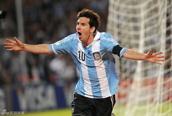 阿根廷公布球员球衣号码：梅西10号
