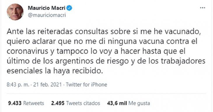 macri-tuit-vacuna-coronavirus-febrero