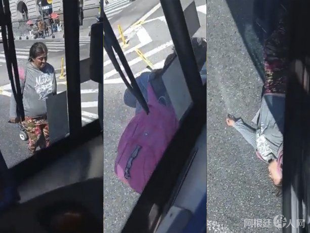 colectivo-simula-atropellada colectivo-simula-atropellada