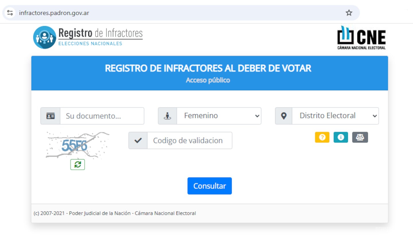 asi-es-la-pagina-oficial-de-la-camara-nacional-electoral-para-verificar-las-infracciones-captura-cne-ALUJV7NXB5CS5L33E3YO2U7JZY asi-es-la-pagina-oficial-de-la-camara-nacional-electoral-para-verificar-las-infracciones-captura-cne-ALUJV7NXB5CS5L33E3YO2U7JZY